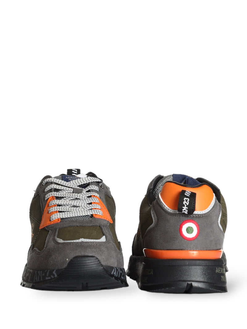 Aeronautica Militare Sneakers 232sc214ct3228 Blu/green/grey