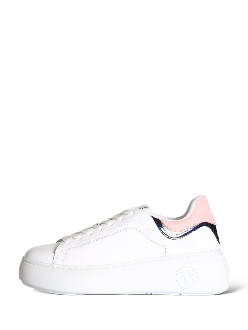 Armani Exchange Sneakers Xdx108 Op.white+blue+rose