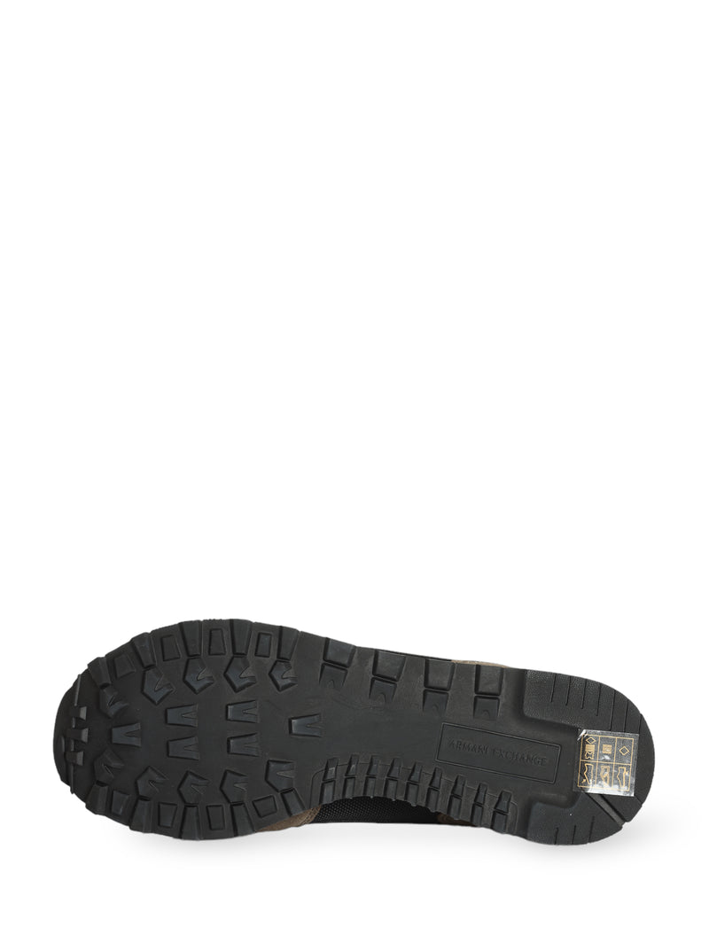 Armani Exchange Sneakers Xux083 Croco+black+cream