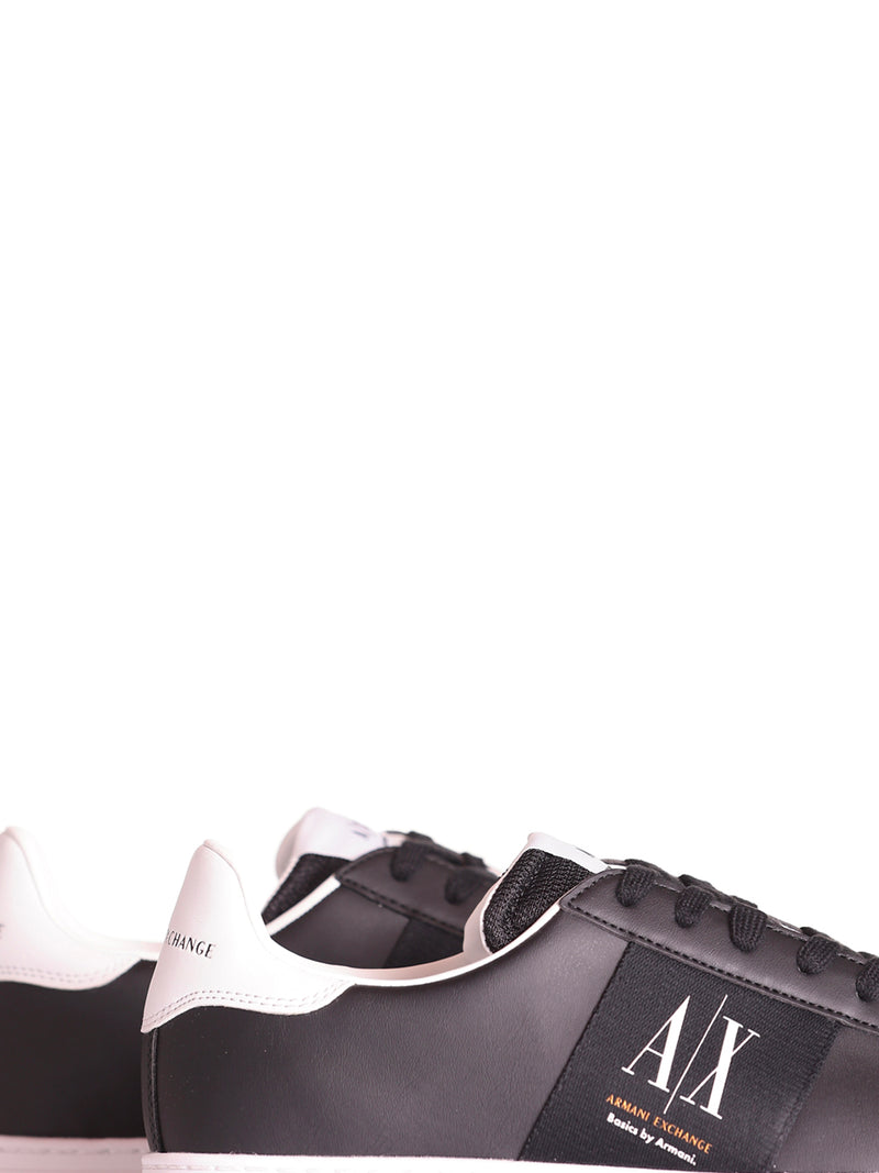 Armani Exchange Sneakers Xux173 Black+op.white+black