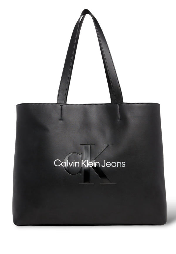 Calvin Klein Borsa Shopper K60k610825 Black/metallic Logo